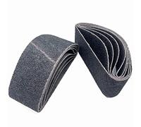 3 X 21 Inch 36 Grit Extra Coarse Silicon Carbide Sanding Belts for 3x21 Belt Sander Knife Sharpening, 10-Pack