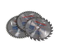 3 X 210mm (8 1/4") Tct Circular Saw Blades 30mm (Neilsen Ct3536)