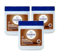 3 x 225mL | Curalene Cocoa Butter Petroleum Jelly, Soft and Healthy Skin | Dermatologically Tested | Skin Guard | 3 Pack