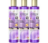 3 x 225ml Pantene Pro-V Miracles Purple Anti Brassiness Strength Restoring Shampoo