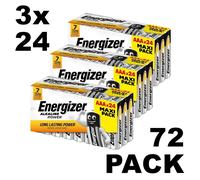 3 x 24 Energizer AAA LR03 Maxi Pack Alkaline Power Batteries Long Expiry (72)