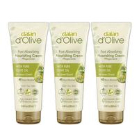 3 x 250ml Dalan d'Olive OLIVE OIL Hand & Body Cream Natural No Silicone Dry Skin