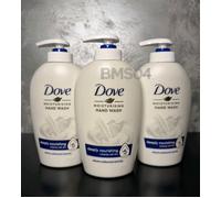 3 x 250ml Dove Nourishing Hand Wash Lotion Soap Dispenser