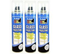 3 x 250ml Glass Frosting White Paint Spray Window Privacy Security Kitchen Bath pajee TM