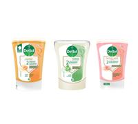 3 x 250ml MIX Dettol No Touch Hand Wash System Refill Vanilla Shea Butter Aloe