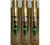 3 x 250ml Pantene Pro-V Miracle Keratin Shampoo - Smooth & Sleek