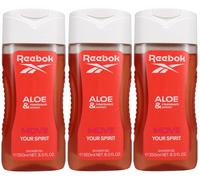 3 x 250ml Reebok Shower Gel for Women - Move Your Spirit