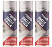 3 x 250ml Sealant Remover Silicone can Window Baths Shower Sink Toilet