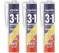 3 x 260ml Rapide 3in1 Universal Sealant Adhesive & Multipurpose Filler