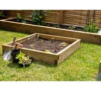 3 x 3 Forest Garden Caledonian Compact Raised Bed - Pressure Treated