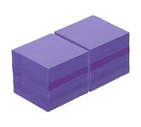 3 x 3 Inch Fluorescent Sticky Notes, 12 Pack Colorful Self-Stick Note Pads 100 Sheets/Pad Memo Post for Home Office Business, Red(Purple)