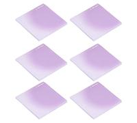 3 x 3 Inch Gradient Color Sticky Notes, 6 Pack Adhesive Memo Pads 50 Sheets/Pad Strong Sticking Power for Home Office Business, Purple
