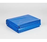 3 x 3 m Blue Heavy Duty Tarpaulin Waterproof Cover Tarp Ground Camping Sheet Tent