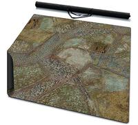 3' x 3' Mouse Pad Rubber Battle Mat: Zolotograd + Bag