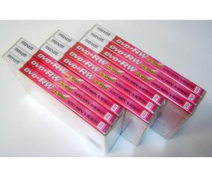 3 x 3 Multi Pack maxell DVD+RW Rewritable 2 x Speed 4.7 GB jewel case Region DVD