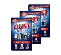 3 x 3 sachets Oust All Purpose Descaler Cleaner Kettle Iron Household Appliances