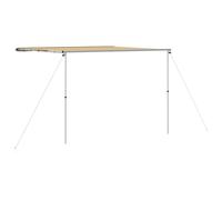(3 x 3 x 2.15 m) vidaXL Camper & Caravan Awning 3x2x2.15 m Beige Mobile Home Trailer Awning