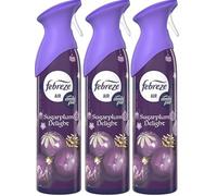 3 X 300 ml Febreze Air Mist Air Freshener Spray - Sugarplum Delight