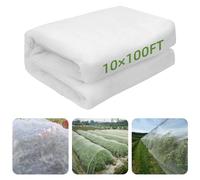 3 x 30m Garden Mesh Netting, Ultra Fine Mesh Protection Netting Plant Covers Greenhouse Row Cover Raised Bed Screen Barrier Net for Vegetable Fruits Flowers Trees Crops, White