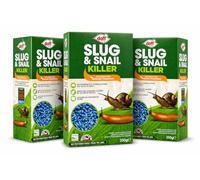 3 x 350g Doff_Slug & Snail_Killer Pellets - Ferric Phosphate Bait | Organic Gardening Safe | Showerproof Protection | For Plants, Vegetables & Flower Beds