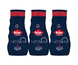 3 x 350ml Lee Cooper Body Wash - Heritage