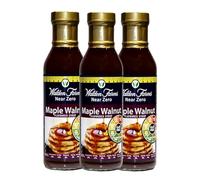 3 x 355ml | Walden Farms Near Zero Calorie Maple Walnut Flavoured Syrup 355ml | Guilt Free | Gluten Free | Dairy Free | 3 Pack
