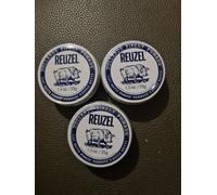 《 3 X 35G 》 REUZEL Clay Matte Pomade - Medium Hold Matte Finish Water Soluble