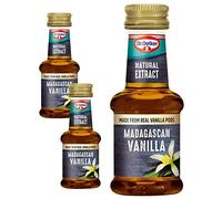 3 x 35ml Madagascan Vanilla Essence Extract Baking Aroma Flavour Concentrate Cakes Cookies