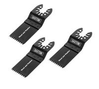3 x 35mm Coarse Saxton Blades for Dewalt Wolf Stanley Worx Oscillating Multitools