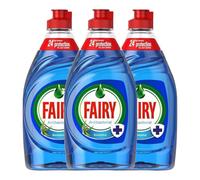 3 x 383ml Fairy Platinum Quickwash Washing Up Liquid - ANTIBACTERIAL EUCALYPTUS | Less Scrubbing, Easy Rinse