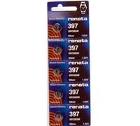 (3 x 397, SR 726 SW) Renata Watch Battery Swiss Made 397 SR726SW AG2 1.5V