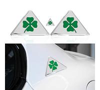 3 x 3D car stickers with logo for Alfa Romeo Giulietta Stelvio Spider GT Giulia Mito Brera 159 156 147 car styling