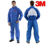 3 X 3M 4530 Disposable Protective Coverall Overall, Size 4XL - Blue