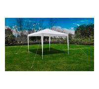 3 x 3m Pyramid-Roof Garden Gazebo Pavilion Berkfield Home White One Size
