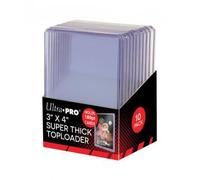 Ultra Pro 3" X 4" Super Thick 180Pt Toploader (10)