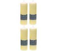 3 x 4 x Ivory Altar Candle 250mm X 80mm 125 Hours Burn Time