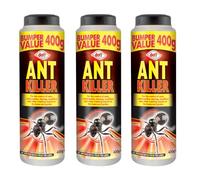 3 x 400g Ants Powder Ant Nests Indoor Outdoor 3mth Insect Cocokroach Woodlice