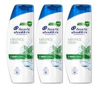 3 x 200ml | Head & Shoulders Menthol Fresh Anti Dandruff Shampoo 200ml