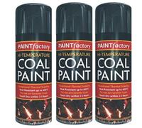 3 x 400ml High Heat Temperature 600c Black Coal Stove Wood Burner