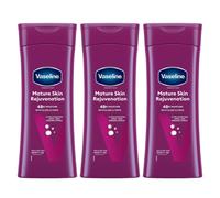 3 x 400ml XL Vaseline Intensive Care Mature Skin Rejuvenation Body Lotion