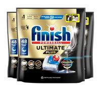 3 x 48 Finish Ultimate Plus All In One Dishwasher Tablets Fresh 144 Tabs Total