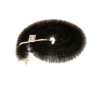 3 x 4m (12 metres) 100mm Black Hedgehog Gutter Brush - Leaf guard stops blocked gutters