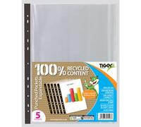 3 X 5 x A4 LARGE EXPANDING FOLDING GUSSET PLASTIC WALLETS Clear Punched Files