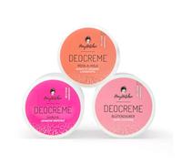 3 x 50 ml - Best Selling Set - Natural Cosmetics Deodorant Cream without Aluminium Salts - Natural Deodorant - Vegan - Unisex