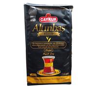 3 x 500 g Caykur Altinbas Tea - Black Loose Turkish Tea + Oriental Fine Food Nazar Keyring