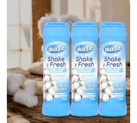 3 x 500g Duzzìt Shake & Fresh Carpet Odor Neutralizer Fresh Linen, eliminates odours, leaving your carpets and rugs smelling fresh and clean. (1500g)