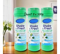 3 x 500g Duźźit Shake & Fresh Lily Blossom Carpet Odour Neutraliser eliminates odours, leaving your carpets and rugs smelling fresh and clean (1500g)