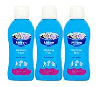 3 x 500ml Milton Sterilising Fluid Baby Bottles Teats Home Hygiene