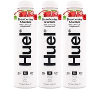 3 x 500ml Vegan Strawberries & Cream Fruit Drink Natural Smoothie Meal Vitamins Minerals Low Sugar Protein Juice