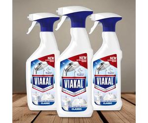 3 x 500ml Viakal ORIGINAL CLASSIC All Purpose Cleaner Limescale Remover Bathroom Spray